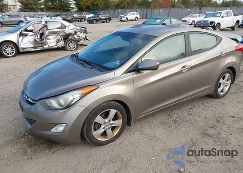 2013 Hyundai Elantra Gls from USA, damaged, VIN 5NPDH4AE8DH293201